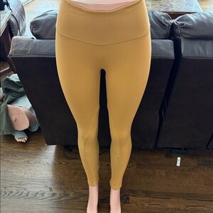 SPANX Mustard Yellow High-Waist Ankle Leggings